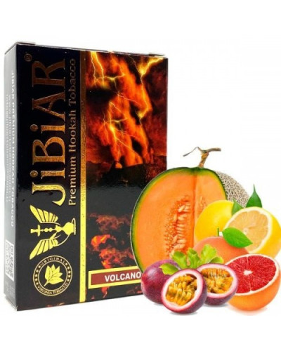 Табак для кальяна JiBiAR 50 гр Volcano (дыня грейпфрут маракуйя мускатный лимон)