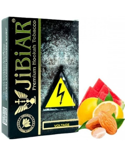 Табак для кальяна JiBiAR 50 гр Voltage (арбуз лимон миндаль)