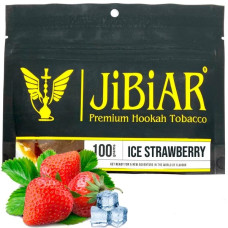 Табак для кальяна JiBiAR 100 гр Ice Strawberry (Клубника лед)