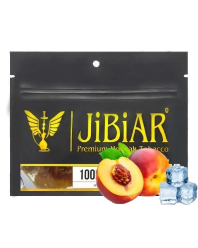 Табак для кальяна JiBiAR 100 гр Ice Gold Peach (персик со льдом)