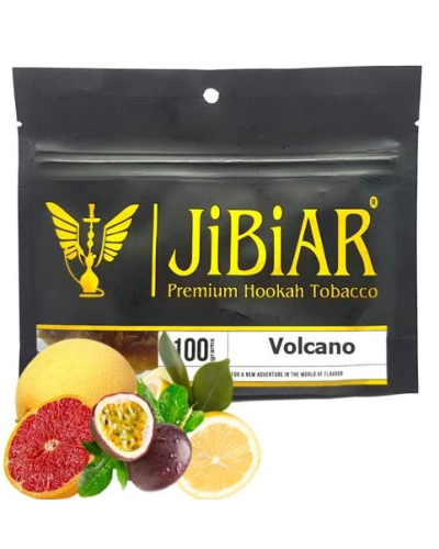 Тютюн для кальяну JiBiAR 100 гр Volcano (диня грейпфрут маракуйя мускатний лимон) (протермінований)