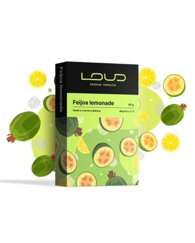 Табак для кальяну LOUD Medium 40 гр Feijoa Lemonade (Напій з фейхоа)