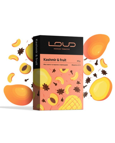 Табак для кальяна LOUD Medium 40 гр Kashmir & fruuit (Манго персик и пряности)
