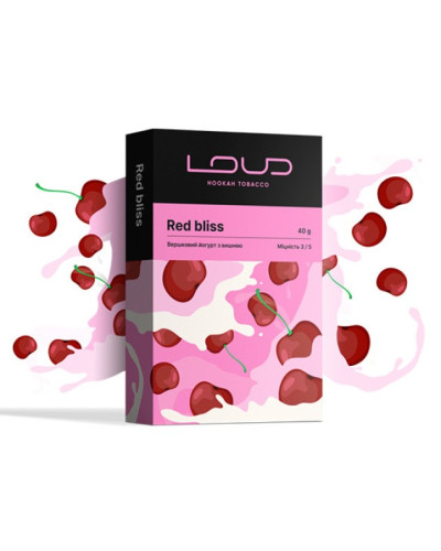 Табак для кальяна LOUD Medium 40 гр Red Bliss (Йогурт с вишней)