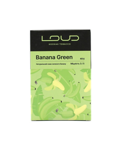 Табак для кальяна LOUD Medium 40 гр Banana green (Зеленый банан)