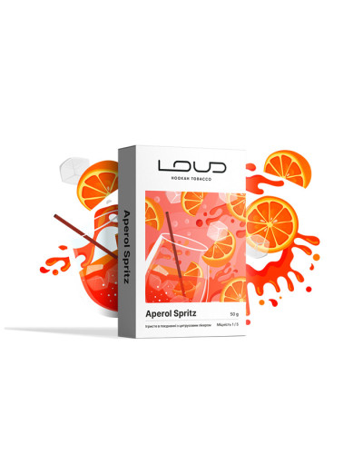 Табак для кальяну LOUD Lite 50 гр Aperol spritz (Ігристе з цитрусовим лікером)