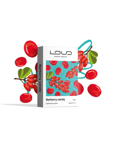 Табак для кальяну LOUD Lite 50 гр Barberry Candy (Барбарисові цукерки)