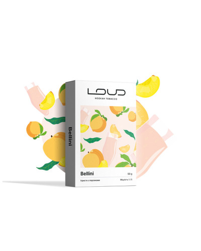 Табак для кальяна LOUD Lite 50 гр Bellini (Игристое с персиками)