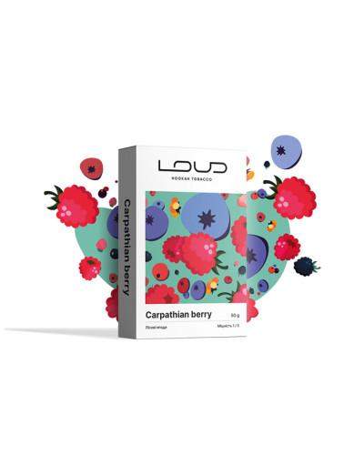 Табак для кальяна LOUD Lite 50 гр Carpathian Berry (Лесные ягоды)