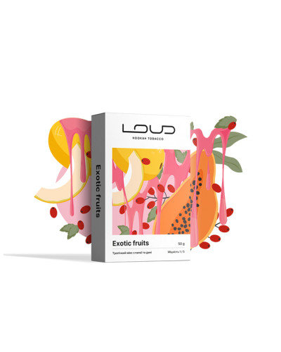 Табак для кальяну LOUD Lite 50 гр Exotic Fruits (Папайя диня)