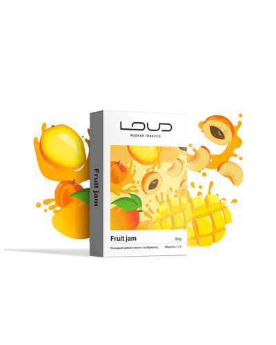 Табак для кальяна LOUD Lite 50 гр Fruit Jam (Джем с манго и абрикосу)
