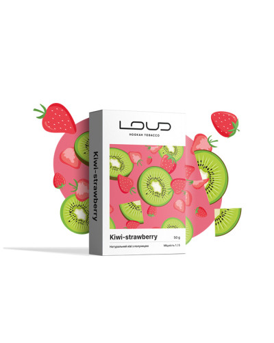 Табак для кальяну LOUD Lite 50 гр Kiwi strawberry (Ківі полуниця)
