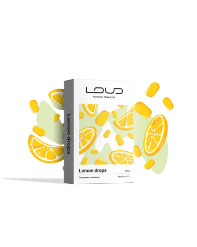 Табак для кальяну LOUD Lite 50 гр Lemon Drops (Льодяники з лимоном)
