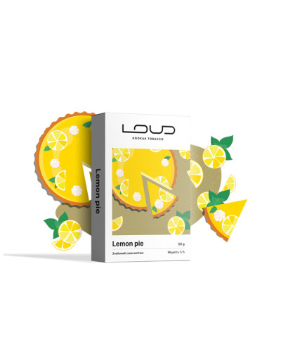 Табак для кальяну LOUD Lite 50 гр Lemon pie (Лимонний пиріг)