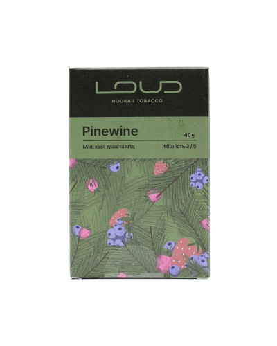 Табак для кальяна LOUD Medium 40 гр Pinewine (Микс хвои,трав и ягод)