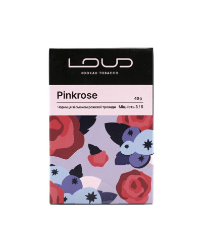 Табак для кальяну LOUD Medium 40 гр Pinkrose (Чорниця і рожева тронда)