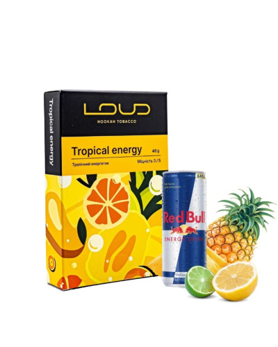 Табак для кальяна LOUD Medium 40 гр Tropical energy (Тропический энергетик)
