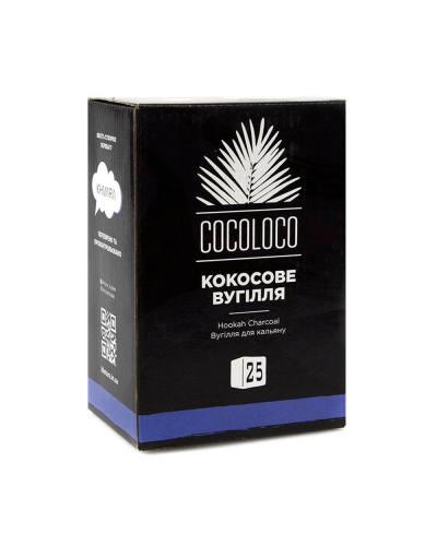 УГОЛЬ КОКОСОВЫЙ COCOLOCO 1 КГ (72 КУБИКА) 25 ММ