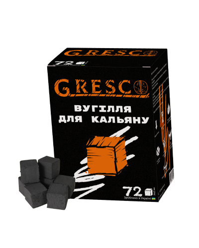 ВУГІЛЛЯ ГОРІХОВЕ GRESCO 1 КГ (72 КУБИКА) 25 ММ