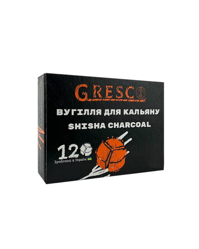 УГОЛЬ ОРЕХОВЫЙ GRESCO 0,165 кг (12 шт) под калауд
