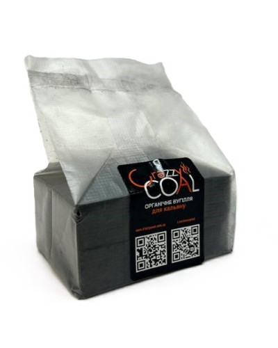 Вугілля горіхове Crazzy Coal 0,5 кг (36шт) 25 MM