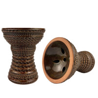 Чаша для кальяна GUSTO Bowls Turkish v2.0 Glaze Brown (коричневая)