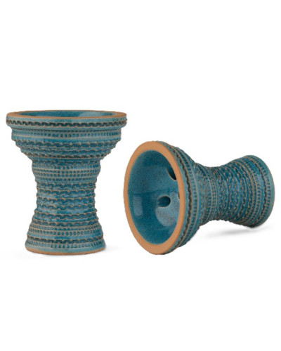 Чаша для кальяна GUSTO Bowls Turkish v2.0 Glaze Blue (синяя)