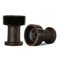 Чаша для кальяна GUSTO Bowls ROOK Black White Point (чорна в білу крапку)