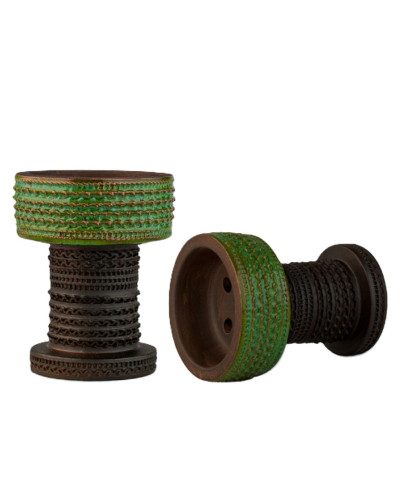 Чаша для кальяна GUSTO Bowls ROOK Design Light Green (світло зелена)