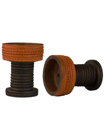 Чаша для кальяна GUSTO Bowls ROOK Design Orange (оранжевая)