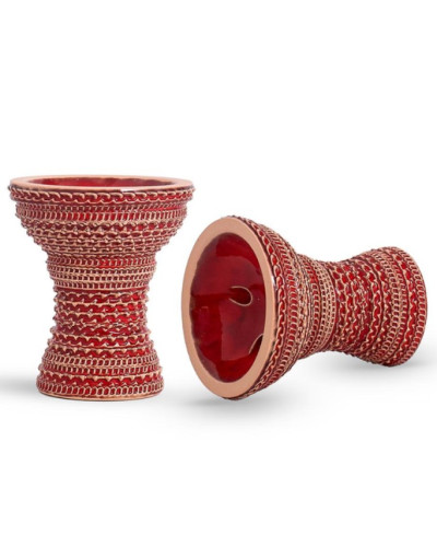 Чаша для кальяна GUSTO Bowls Turkish v2.0 Glaze Red (красная)