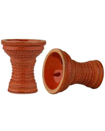 Чаша для кальяна GUSTO Bowls Turkish v2.0 Glaze Orange (оранжевая)