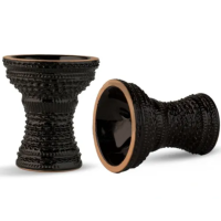 Чаша для кальяна GUSTO Bowls Turkish v2.0 Glaze Black (черная)