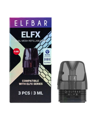 Сменный картридж Elf Bar ELFX Dual Mesh 0.8 Ом 3 мл