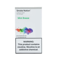 Картриджи JUUL 1 Smoke Nation Mint Breeze 50мг (5%)