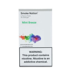 Картриджи JUUL 1 Smoke Nation Mint Breeze 50мг (5%)