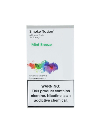 Картриджи JUUL 1 Smoke Nation Mint Breeze 50мг (5%)