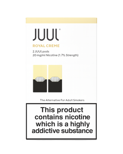 Картриджи JUUL 1 Royal Creme (ванильный крем) 20мг (2шт)