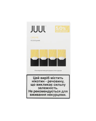 Картриджи JUUL 1 Royal Creme (ванильный крем) 20мг