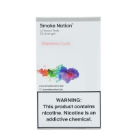 Картриджи JUUL 1 Smoke Nation Strawberry Crush 50мг (5%)