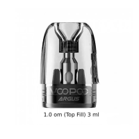Картридж VooPoo Argus Top Fill, об'єм 3 мл, опір 1,0 ОМ