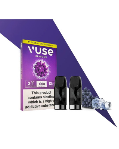 Картриджи VUSE Pro Nic Salts eLiquid Pods 10 мг (1%) Grape ice (виноград лед)