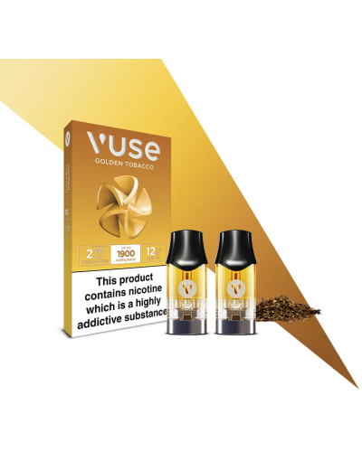 Картриджи VUSE Pro Nic Salts eLiquid Pods 12 мг (1,2%) Golden tobaco (золотой табак)