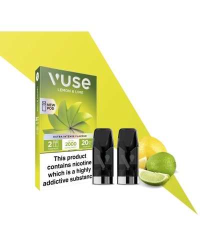 Картриджи VUSE Extra Intense Flavour Pods 20 мг (2%) Lemon & Lime (лимон лайм)