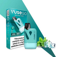 Pod система VUSE GO Reload 1000 Starter kit Box (Mint Ice) в бирюзовом цвете