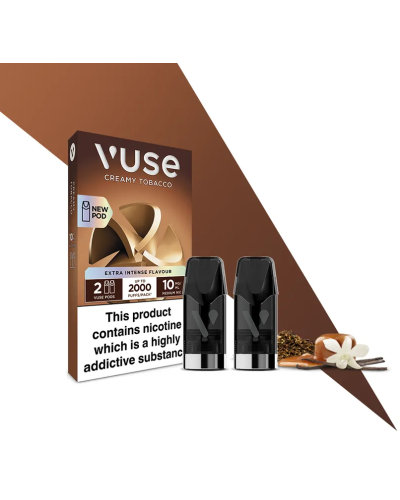 Картриджи VUSE Extra Intense Flavour Pods 10 мг (1%) Creamy tobacco (сливки табак)
