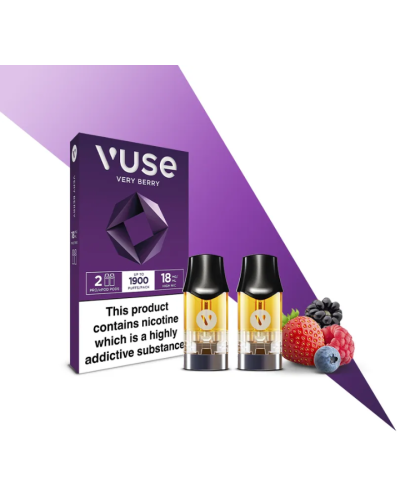 Картриджи VUSE Pro Nic Salts eLiquid Pods 18 мг (1,8%) Very berry (сочные ягоды)