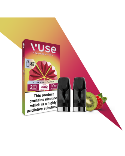 Картриджи VUSE Extra Intense Flavour Pods 10 мг (1%) Strawberry kiwi (клубника киви)