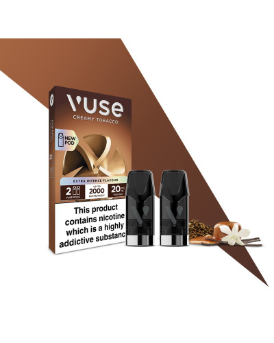 Картриджи VUSE Extra Intense Flavour Pods 20 мг (2%) Creamy tobacco (Сливки табак)