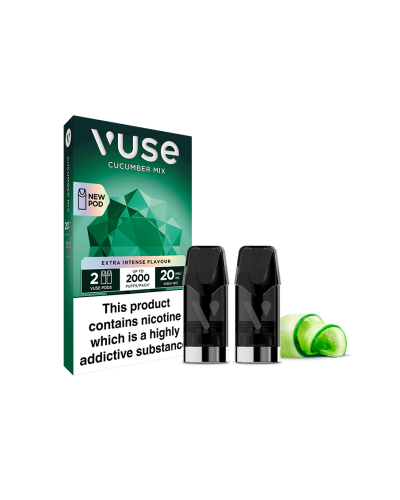 Картриджи VUSE Extra Intense Flavour Pods 20 мг (2%) Cucumber mix (огурец мята)